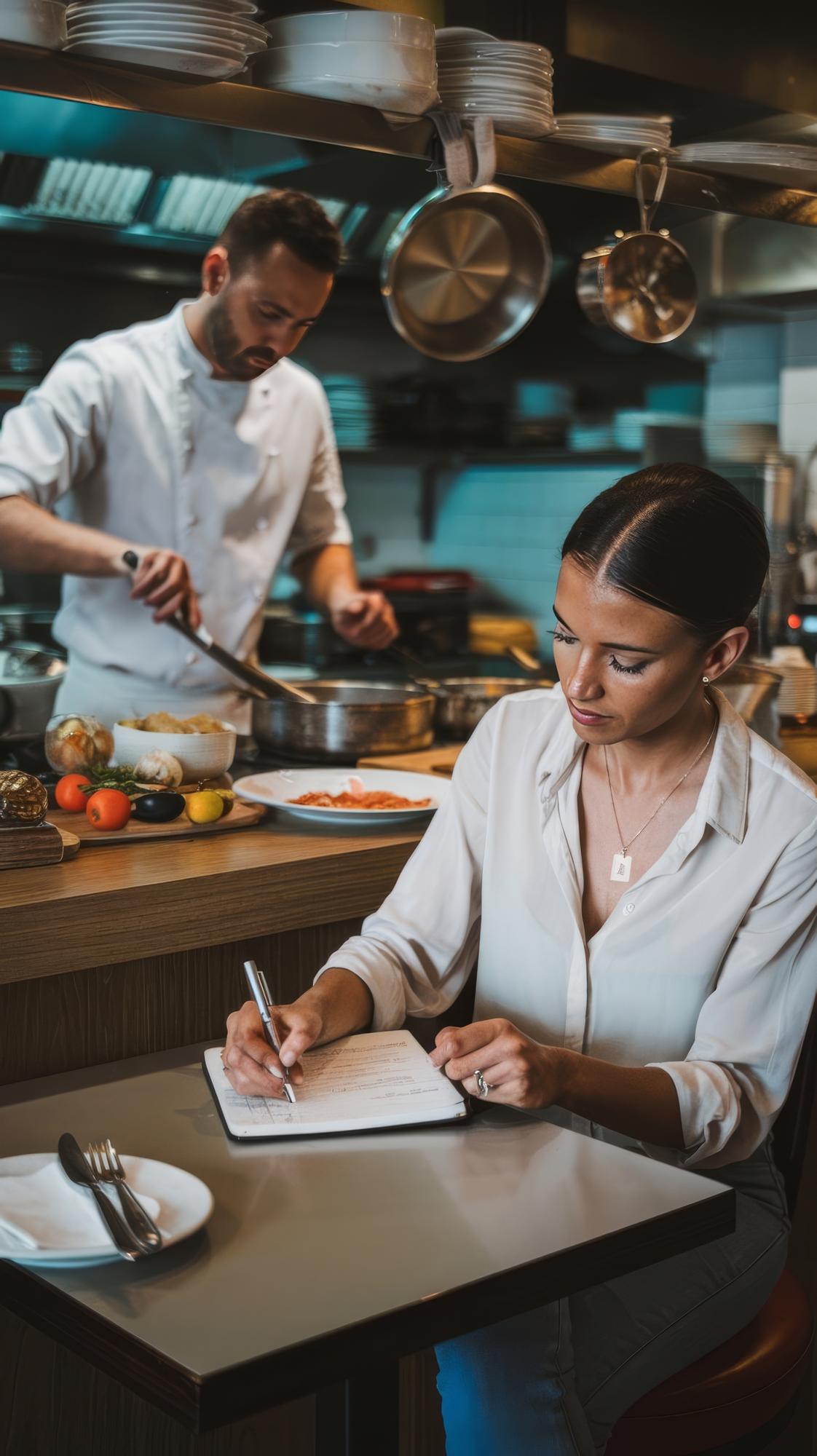 Consultation meeting with chefs and planners